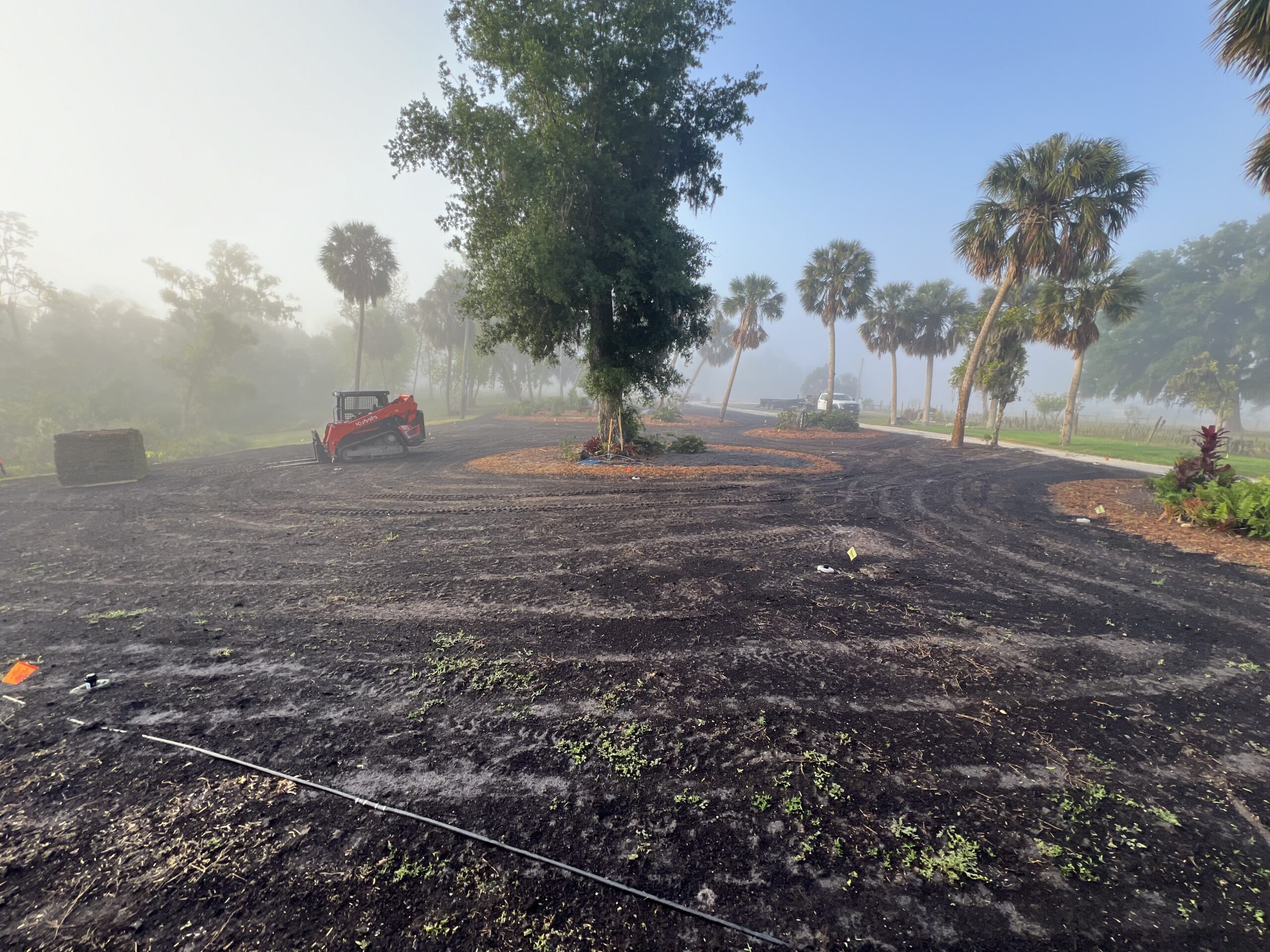 Property before sod installation