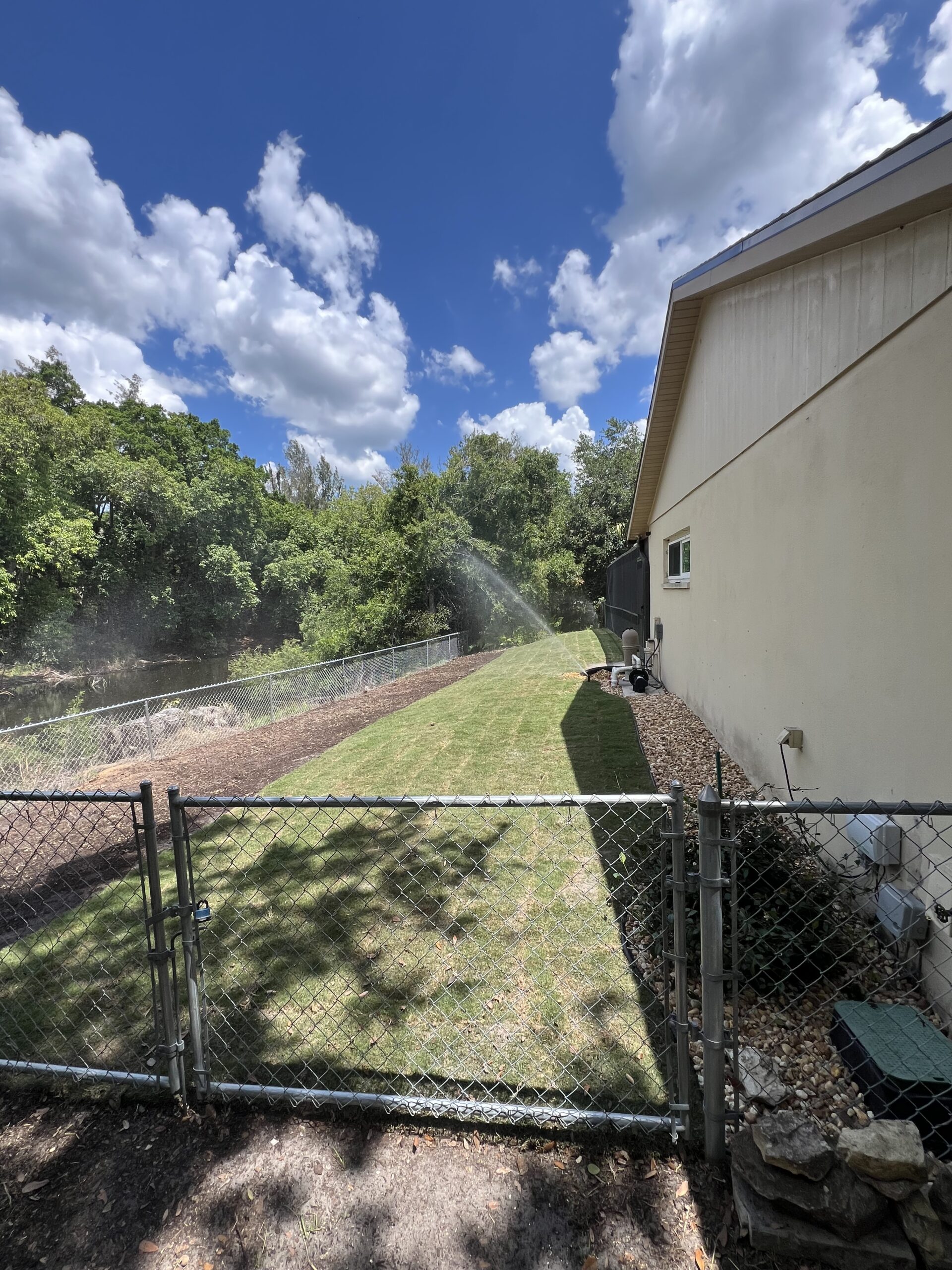 Clean job site after install